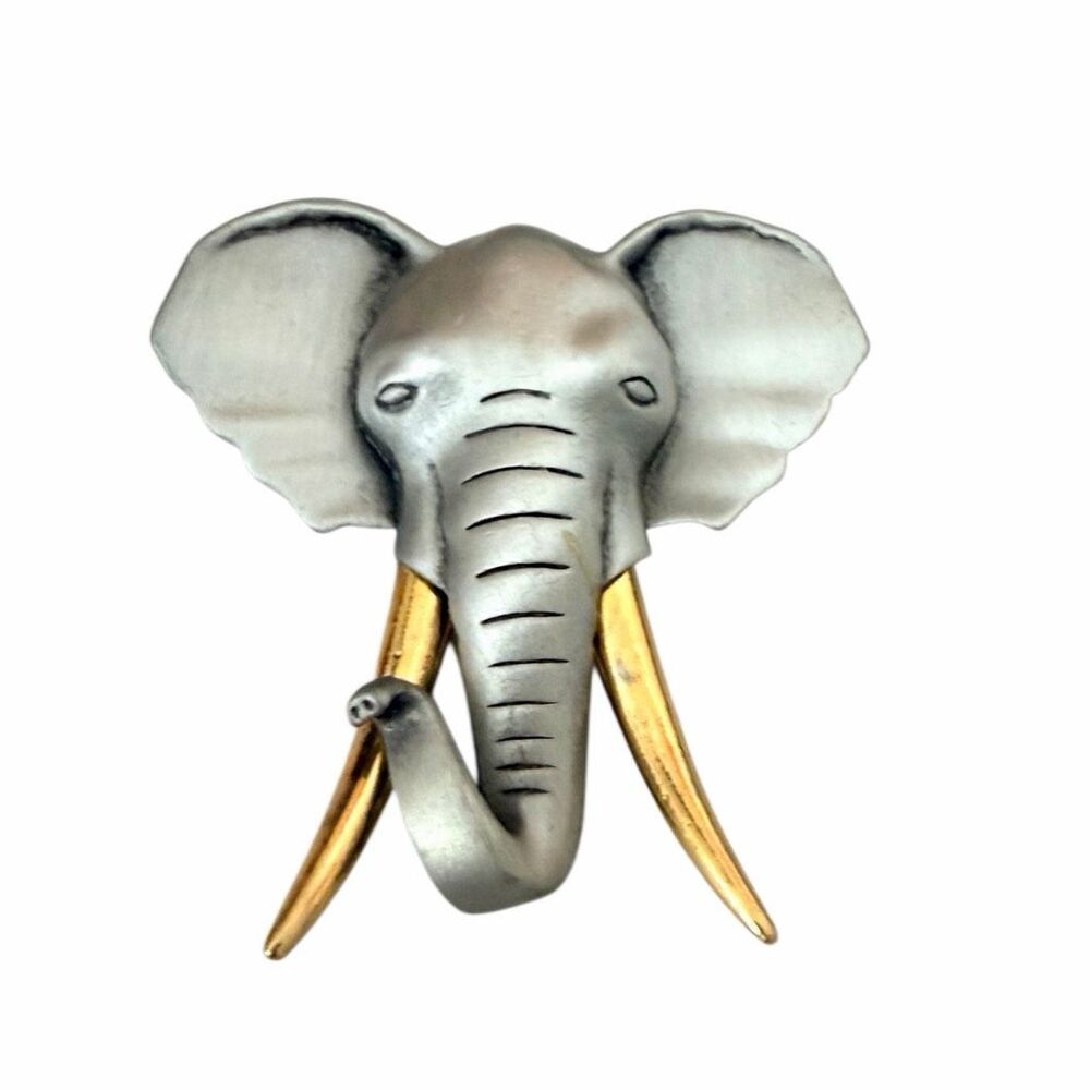 JJ Jonette Jewelry Co. Elephant Brooch